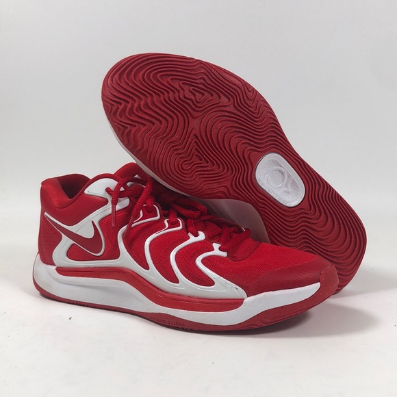Mens Nike KD17 TB Red/White FV1307-600 NWOB - Picture 1 of 5